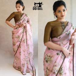 Adorning Pink saree For Women