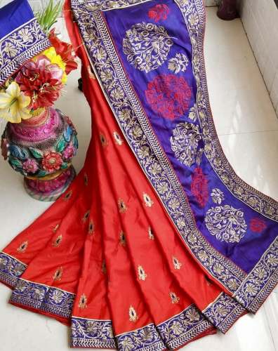 Cool Two Tone Sana Silk Saree For Women