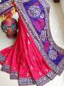 Cool Two Tone Sana Silk Saree For Women thumb 3