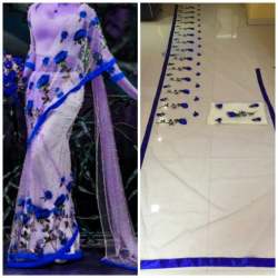 Fency Naylon Moto Net Saree