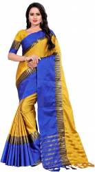Flattering Cotton Silk Saree For Women