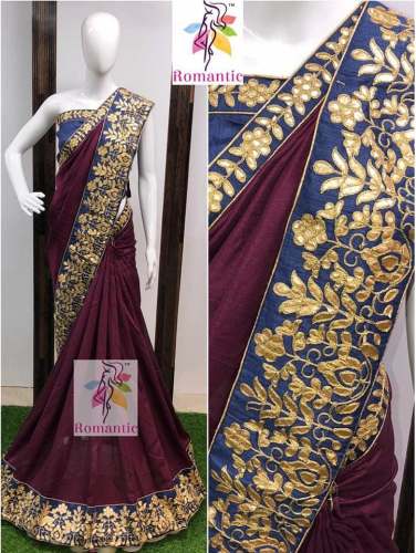  Flattering Vichitra Silk Saree For Women