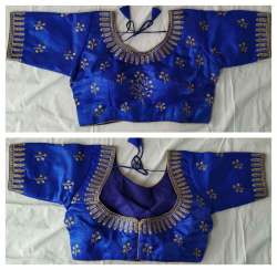 Flaunt Satin Silk Ready Made Blouse For Women