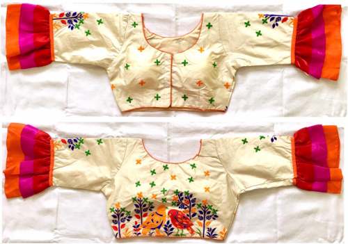 Glamour Heavy Dhupian Silk Blouse For Women