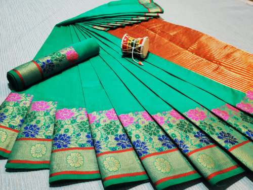 Good Looking Cotton Silk Saree