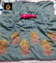  Good Looking Full rich Embroidery silk saree thumb 5