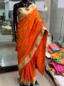 Good  Paper Silk Embroidery Work Saree  thumb 1