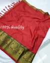 Hathi Print Cotton Silk Sarees thumb 5