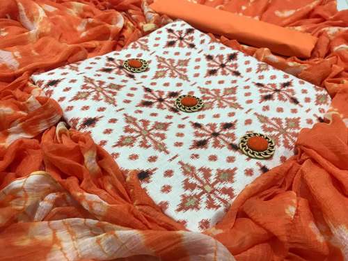 Imposing South Cotton Dress Material For Women