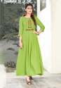 Lovely Rayon Slub Kurti For Women thumb 5