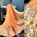 Nice Heavy Georgette Saree For Women thumb 6