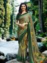 Nice multi Color Georgettte saree thumb 14