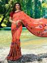Nice multi Color Georgettte saree thumb 17