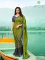 Nice multi Color Georgettte saree thumb 5