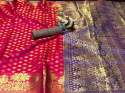  Pleasant Banarsi Silk With Heavy rich Pallu Saree
