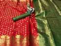  Pleasant Banarsi Silk With Heavy rich Pallu Saree thumb 2