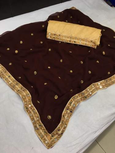 Pretty Marble Georgette Saree For women