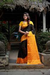 Ravishing Pure Cotto Saree With Banthej Saree