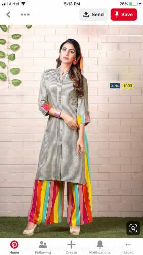 Scenic Heavy Rayon Kurti For Women