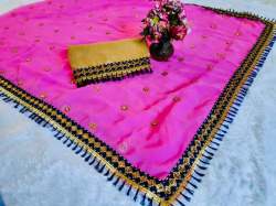 Trendy Marble Georgette Saree For Women