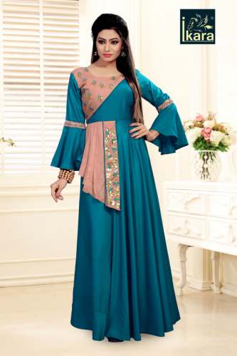 Exclusive Designer Handwork Kurtis at Rs.950 Piece in surat offer by Ikara Fashion