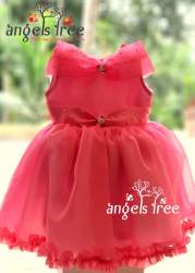 Little Girls Red Party Dress