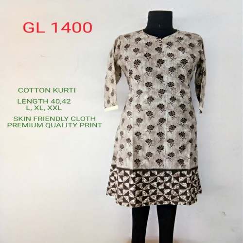 Formal Wear Cotton Kurtis