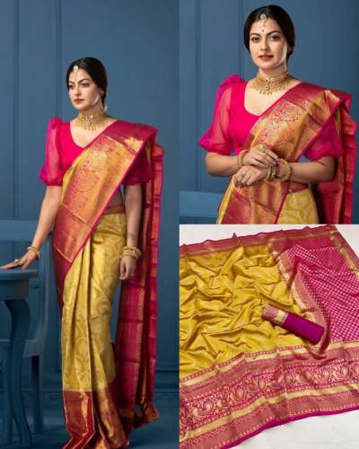 Beautiful Banarasi Soft Silk Saree 