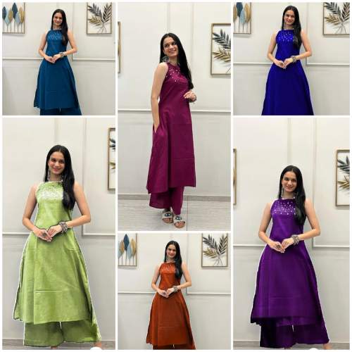 Designer Kurtis With Palazzo Pant