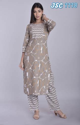 Ladies Kurti Palazzo SeT by Jai Shree and Co