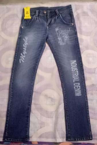 Men Faded Denim Jeans