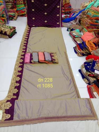 Designer Border Sarees