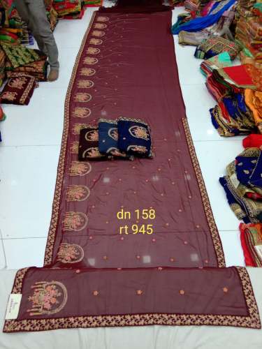 Exclusive Embroidered Silk Sarees