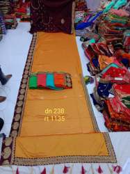 Heavy Border Georgette Sarees