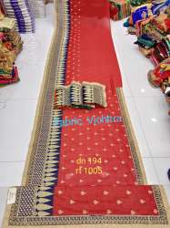 Heavy Work Designer Vichitra Sarees
