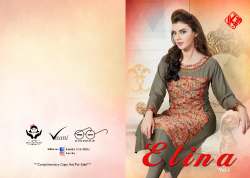 Elina Printed Cataloge Kurtis