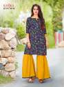 Heavy Rayon Kurtis With Palazzo Sharara thumb 6