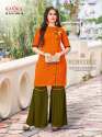 Heavy Rayon Kurtis With Palazzo Sharara thumb 8
