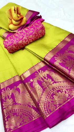 Beautiful Jari Work Soft Cotton Silk by Narayani Creation