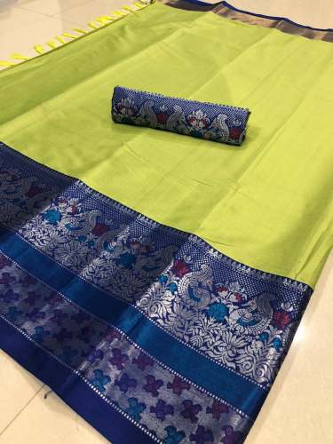 Rich Cotton Silk Sarees by Narayani Creation