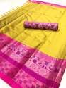 Rich Cotton Silk Sarees thumb 1