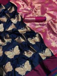  banarasi silk with rich zari weaving