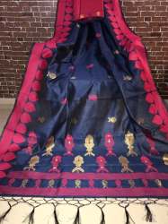 Banglory Raw silk saree