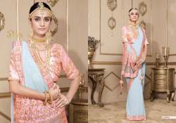  Designer Embroidery Work Sarees