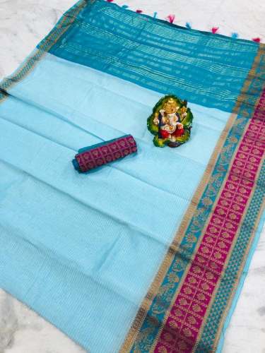 Cotton Kota Doria Sarees