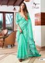 Degital Print Linen Silk Saree thumb 16