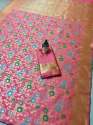 Designer Banarasi Silk Rich Pallu Saree thumb 3