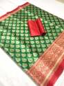  Designer Bhaglapuri Khadi silk saree  thumb 1