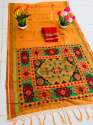 Designer Handloom Silk Sarees thumb 2