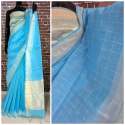  Designer Fancy Linen Silk Saree   thumb 3